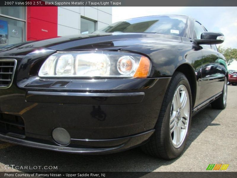 Black Sapphire Metallic / Taupe/Light Taupe 2007 Volvo S60 2.5T