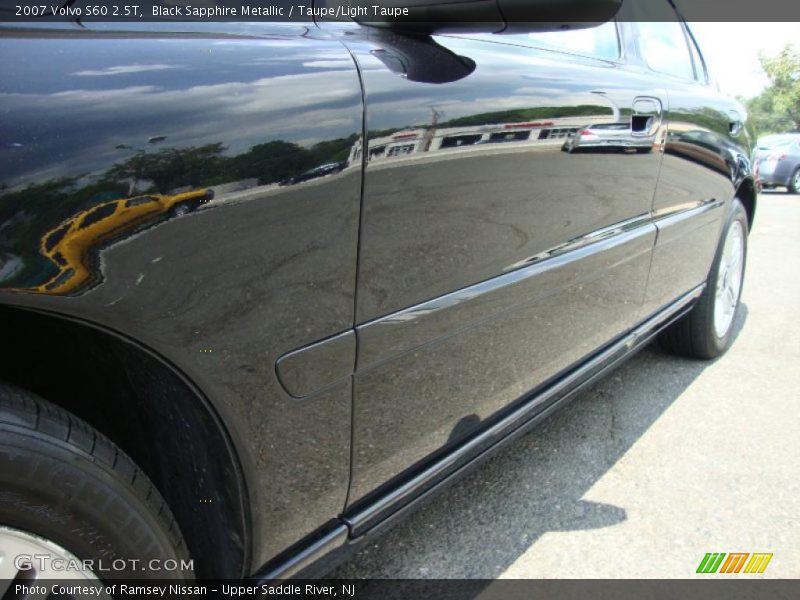 Black Sapphire Metallic / Taupe/Light Taupe 2007 Volvo S60 2.5T