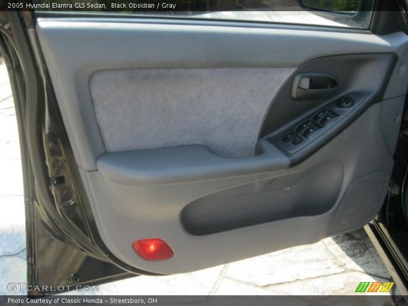 Black Obsidian / Gray 2005 Hyundai Elantra GLS Sedan