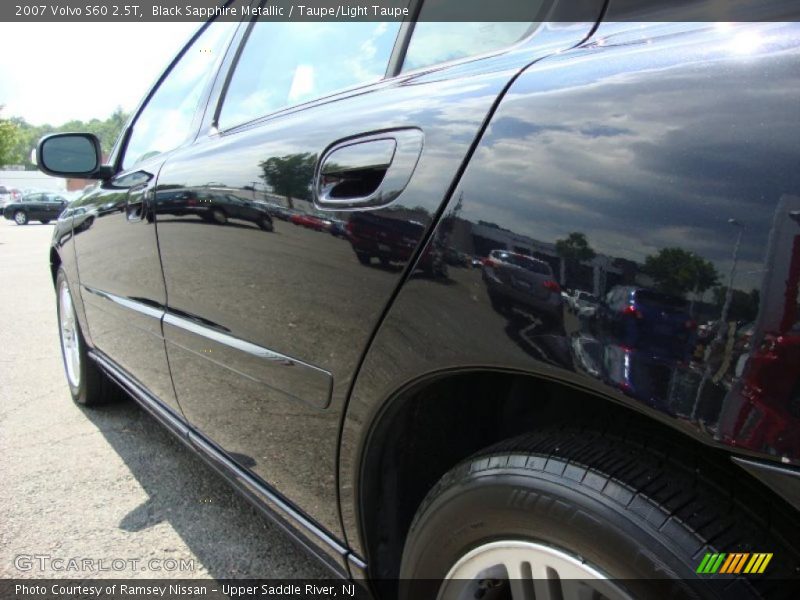 Black Sapphire Metallic / Taupe/Light Taupe 2007 Volvo S60 2.5T