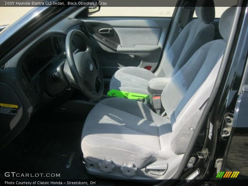 Black Obsidian / Gray 2005 Hyundai Elantra GLS Sedan