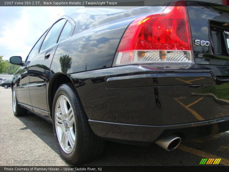 Black Sapphire Metallic / Taupe/Light Taupe 2007 Volvo S60 2.5T