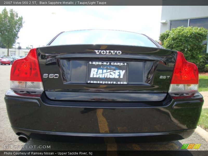 Black Sapphire Metallic / Taupe/Light Taupe 2007 Volvo S60 2.5T