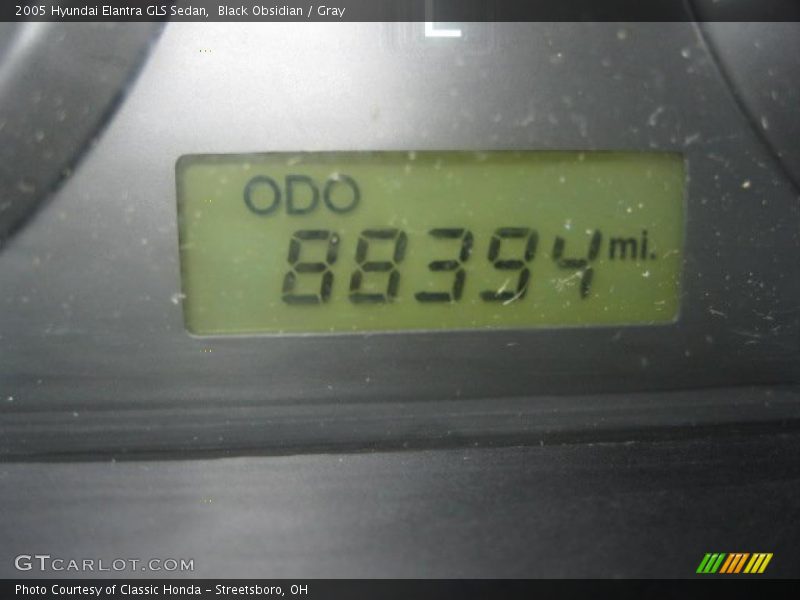 Black Obsidian / Gray 2005 Hyundai Elantra GLS Sedan