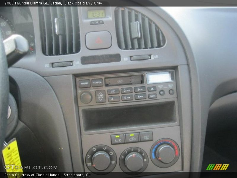 Black Obsidian / Gray 2005 Hyundai Elantra GLS Sedan