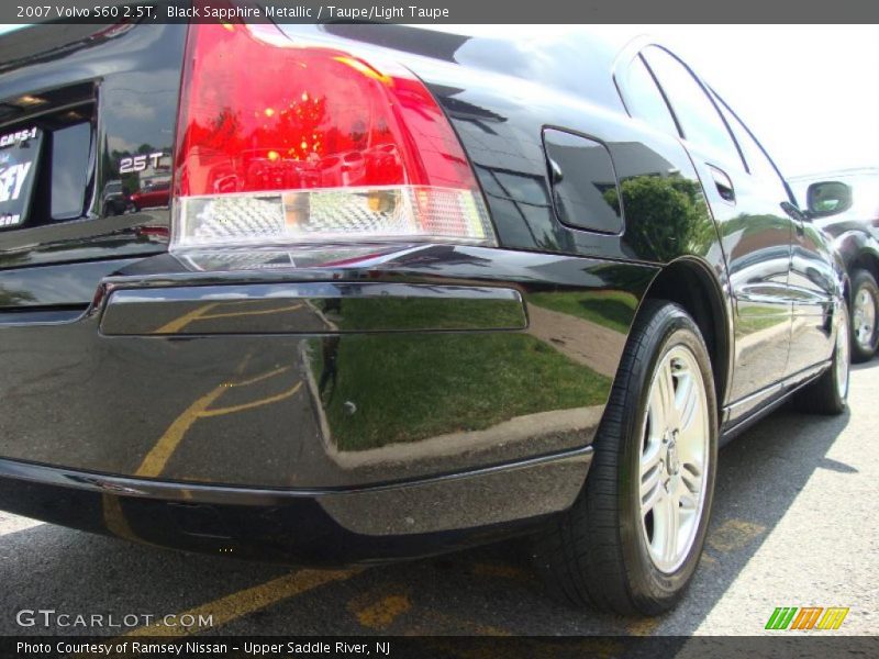Black Sapphire Metallic / Taupe/Light Taupe 2007 Volvo S60 2.5T