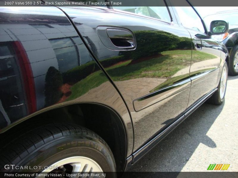 Black Sapphire Metallic / Taupe/Light Taupe 2007 Volvo S60 2.5T