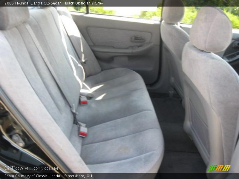 Black Obsidian / Gray 2005 Hyundai Elantra GLS Sedan