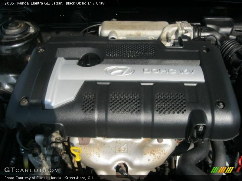 Black Obsidian / Gray 2005 Hyundai Elantra GLS Sedan
