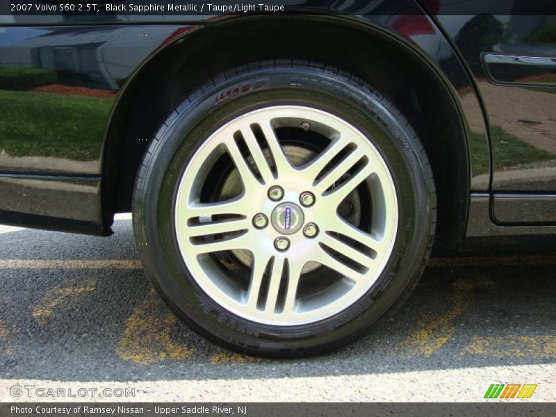 Black Sapphire Metallic / Taupe/Light Taupe 2007 Volvo S60 2.5T