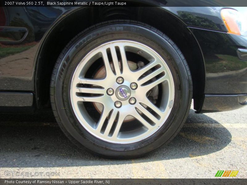 Black Sapphire Metallic / Taupe/Light Taupe 2007 Volvo S60 2.5T