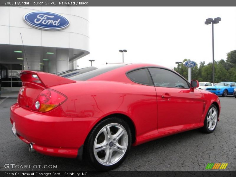 Rally Red / Black 2003 Hyundai Tiburon GT V6