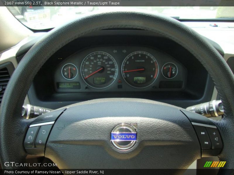 Black Sapphire Metallic / Taupe/Light Taupe 2007 Volvo S60 2.5T
