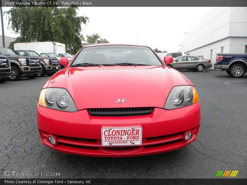 Rally Red / Black 2003 Hyundai Tiburon GT V6