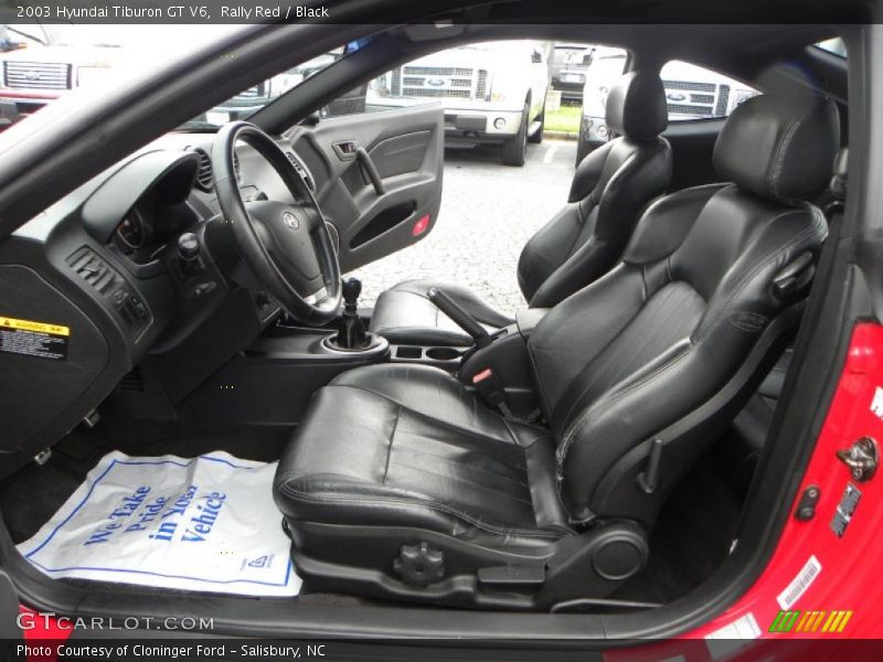 Rally Red / Black 2003 Hyundai Tiburon GT V6