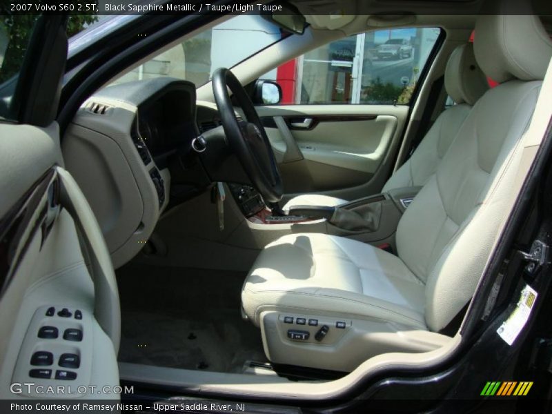 Black Sapphire Metallic / Taupe/Light Taupe 2007 Volvo S60 2.5T