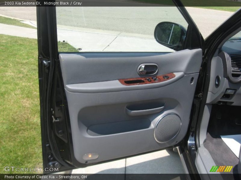 Midnight Black / Gray 2003 Kia Sedona EX