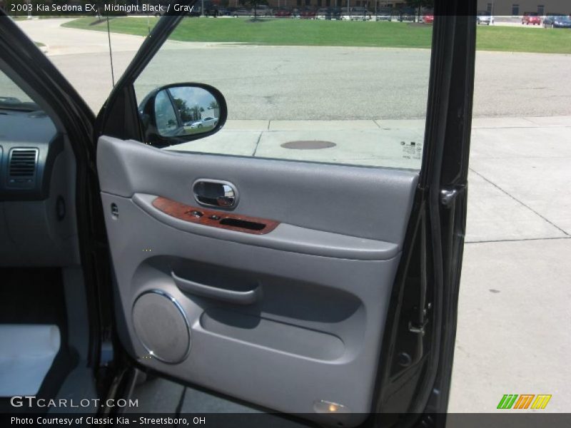 Midnight Black / Gray 2003 Kia Sedona EX
