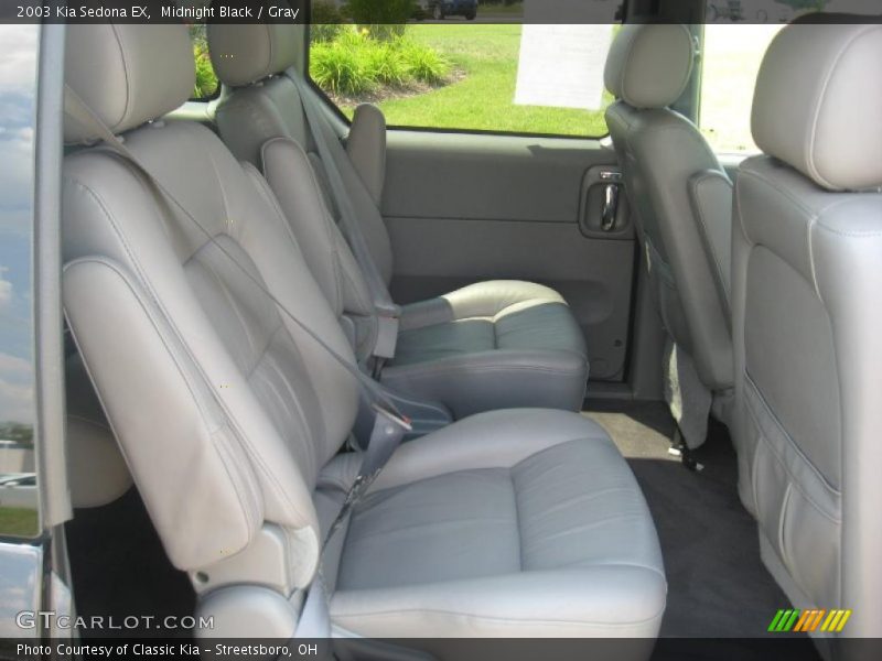 Midnight Black / Gray 2003 Kia Sedona EX