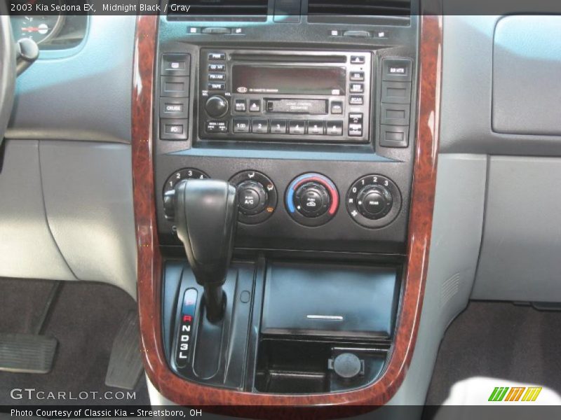 Midnight Black / Gray 2003 Kia Sedona EX