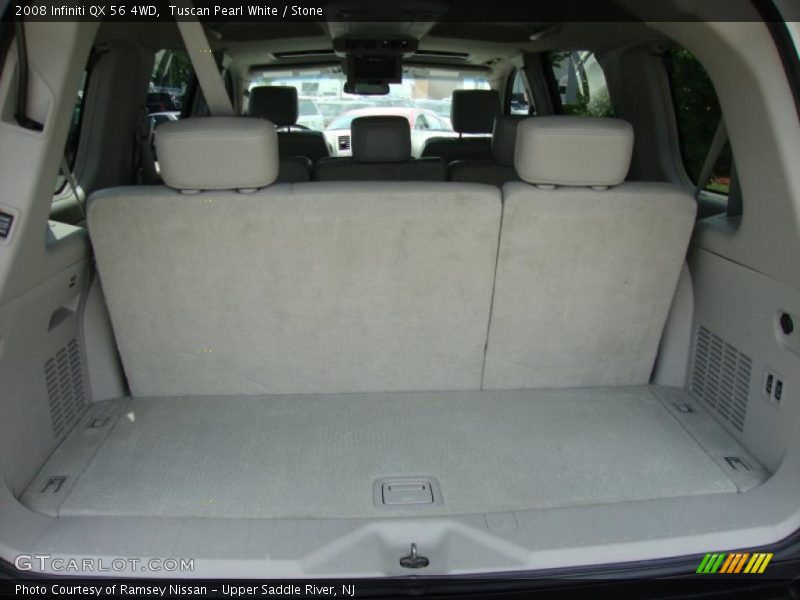 Tuscan Pearl White / Stone 2008 Infiniti QX 56 4WD