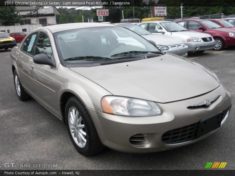 Light Almond Pearl Metallic / Sandstone 2003 Chrysler Sebring LX Sedan