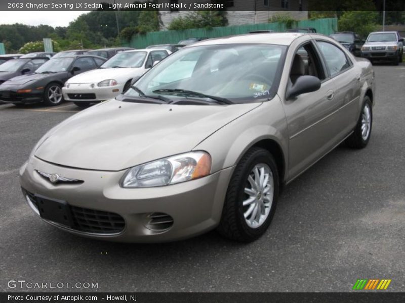 Light Almond Pearl Metallic / Sandstone 2003 Chrysler Sebring LX Sedan
