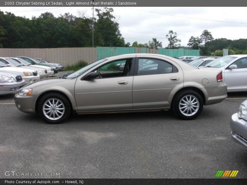 Light Almond Pearl Metallic / Sandstone 2003 Chrysler Sebring LX Sedan