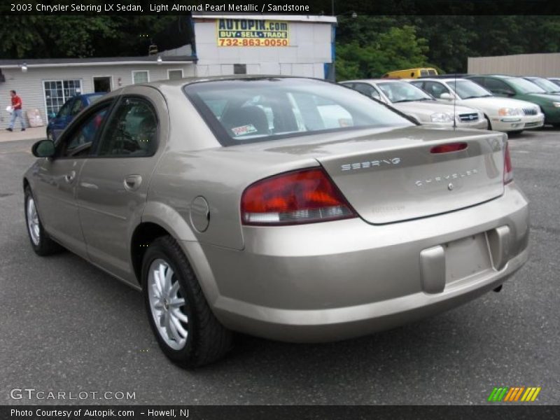 Light Almond Pearl Metallic / Sandstone 2003 Chrysler Sebring LX Sedan