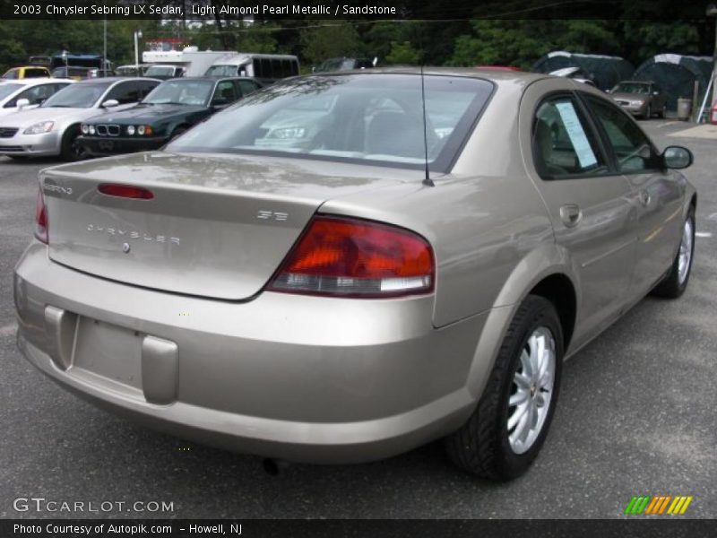 Light Almond Pearl Metallic / Sandstone 2003 Chrysler Sebring LX Sedan