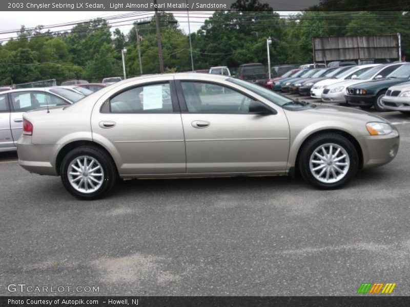 Light Almond Pearl Metallic / Sandstone 2003 Chrysler Sebring LX Sedan
