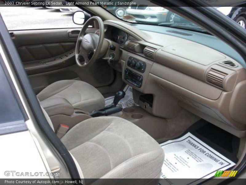 Light Almond Pearl Metallic / Sandstone 2003 Chrysler Sebring LX Sedan
