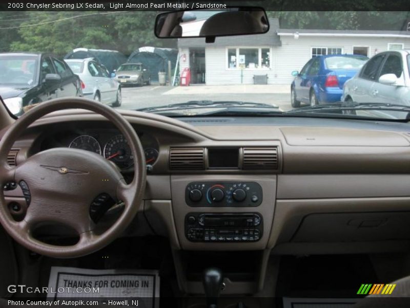 Light Almond Pearl Metallic / Sandstone 2003 Chrysler Sebring LX Sedan