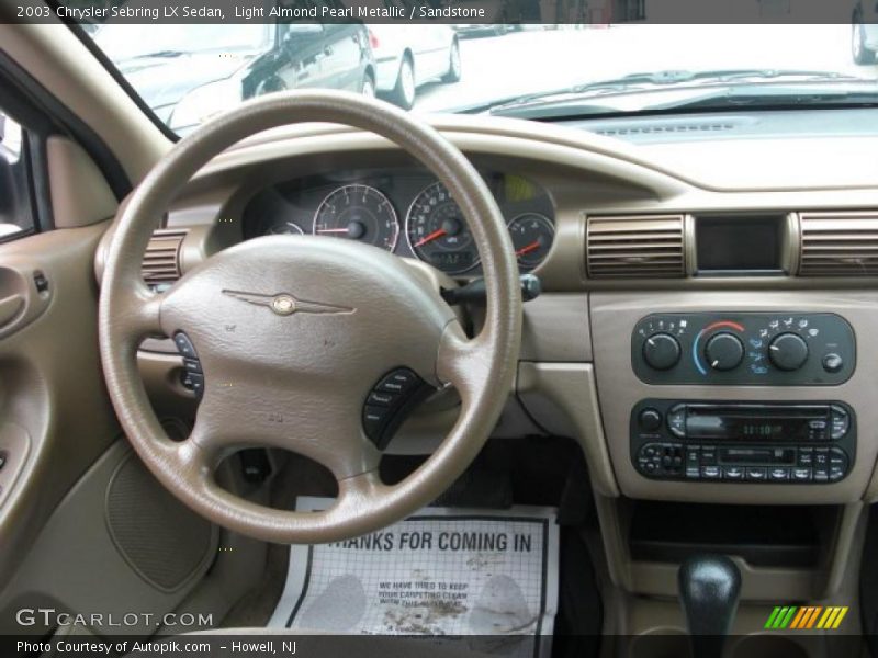 Light Almond Pearl Metallic / Sandstone 2003 Chrysler Sebring LX Sedan