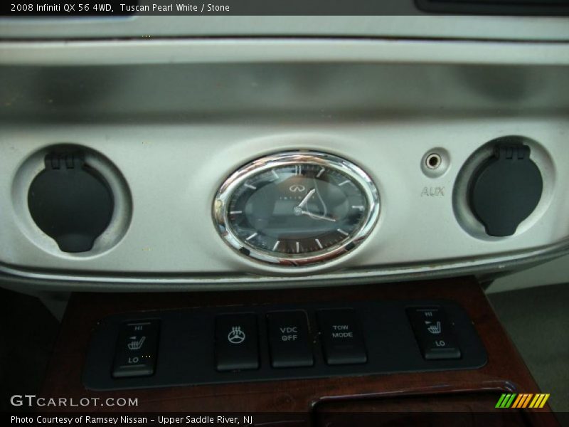 Tuscan Pearl White / Stone 2008 Infiniti QX 56 4WD