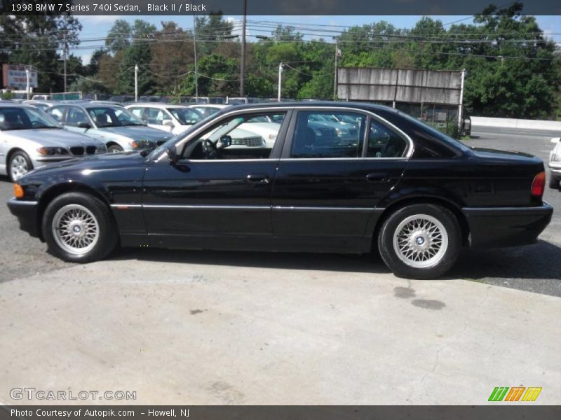Black II / Black 1998 BMW 7 Series 740i Sedan