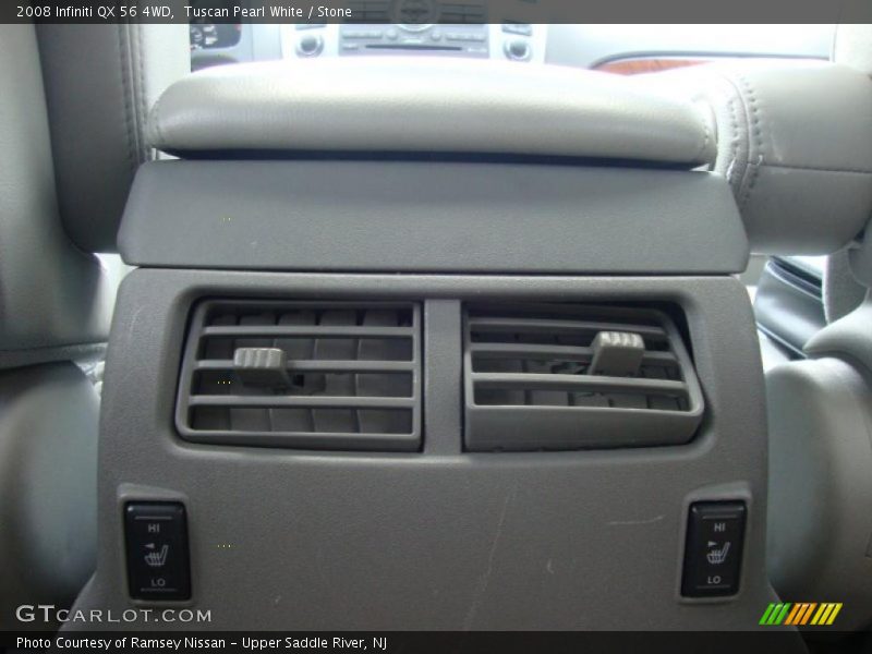 Tuscan Pearl White / Stone 2008 Infiniti QX 56 4WD