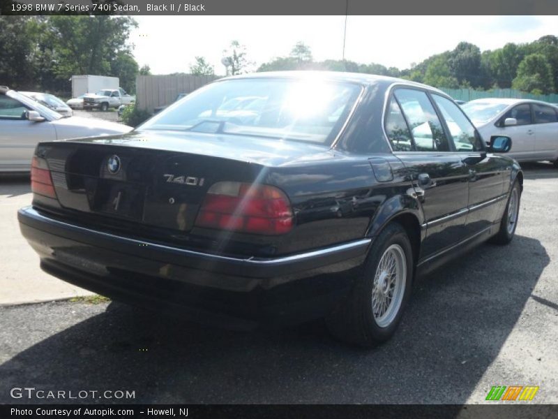 Black II / Black 1998 BMW 7 Series 740i Sedan