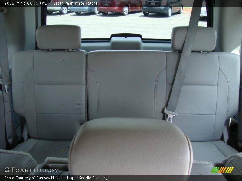 Tuscan Pearl White / Stone 2008 Infiniti QX 56 4WD