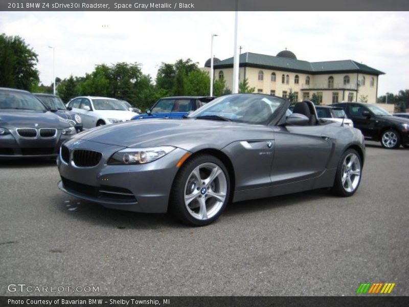 Space Gray Metallic / Black 2011 BMW Z4 sDrive30i Roadster