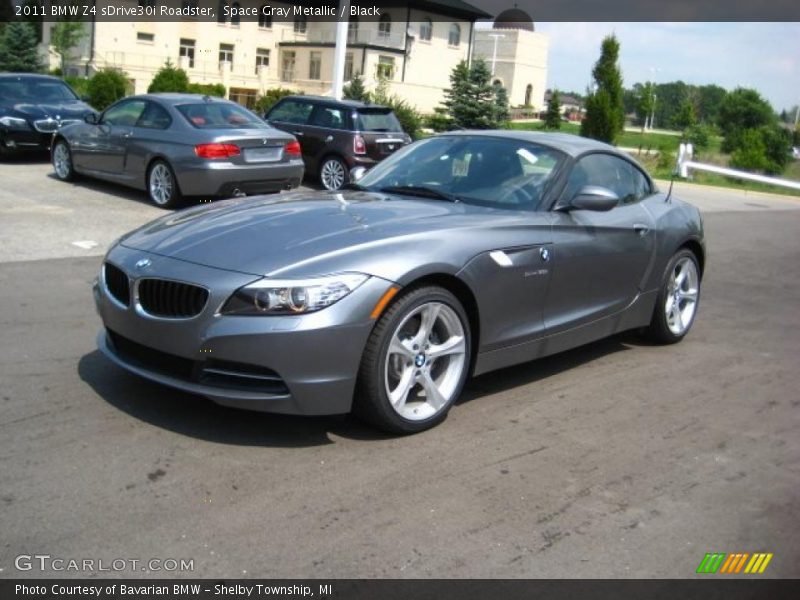 Space Gray Metallic / Black 2011 BMW Z4 sDrive30i Roadster
