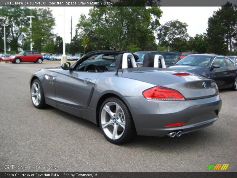 Space Gray Metallic / Black 2011 BMW Z4 sDrive30i Roadster