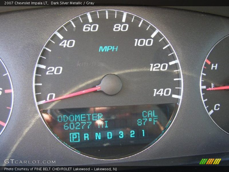 Dark Silver Metallic / Gray 2007 Chevrolet Impala LT