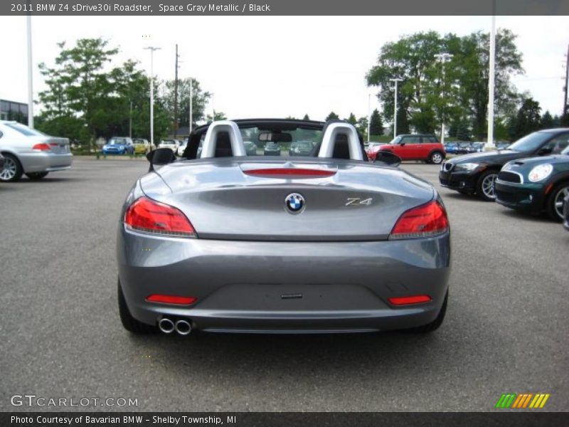 Space Gray Metallic / Black 2011 BMW Z4 sDrive30i Roadster