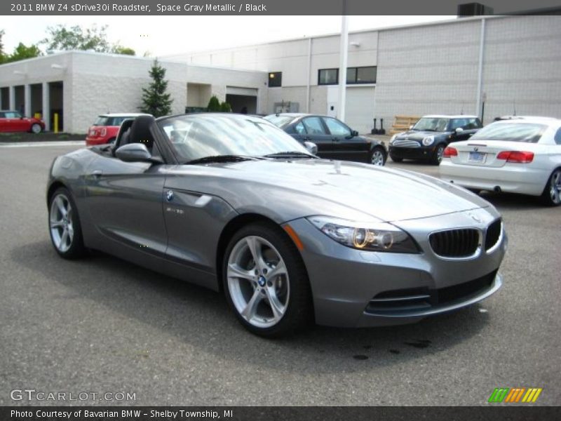 Space Gray Metallic / Black 2011 BMW Z4 sDrive30i Roadster