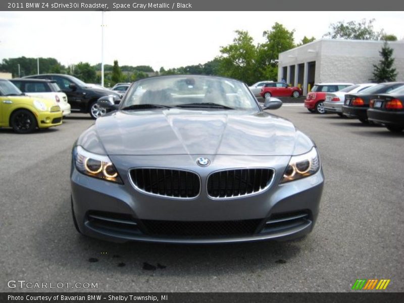 Space Gray Metallic / Black 2011 BMW Z4 sDrive30i Roadster