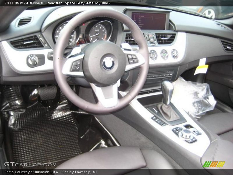 Space Gray Metallic / Black 2011 BMW Z4 sDrive30i Roadster