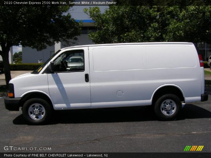 Summit White / Medium Pewter 2010 Chevrolet Express 2500 Work Van