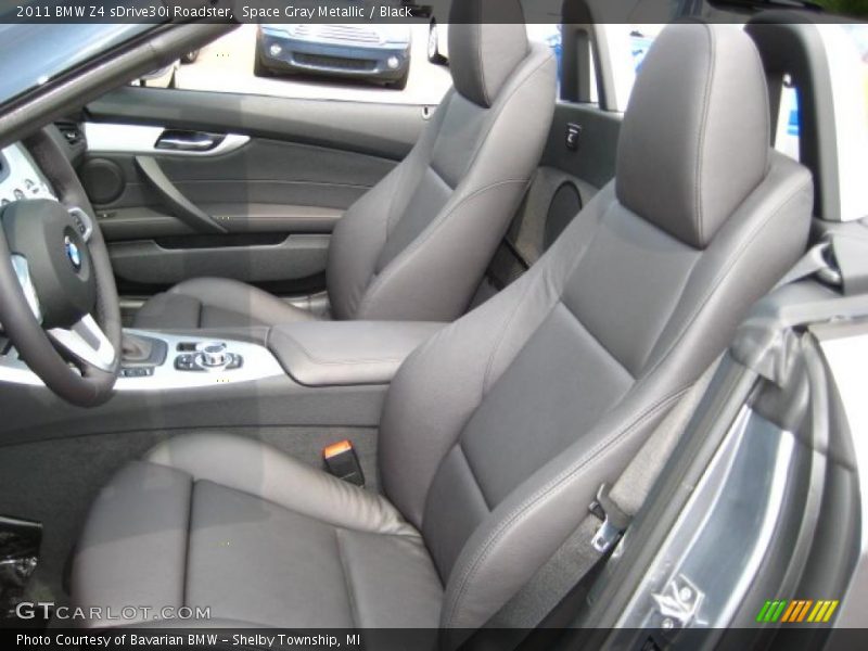 Space Gray Metallic / Black 2011 BMW Z4 sDrive30i Roadster