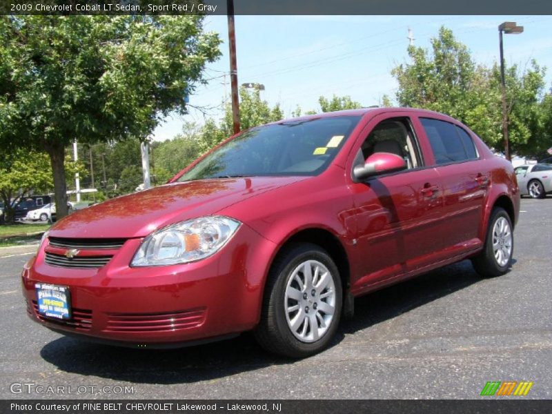 Sport Red / Gray 2009 Chevrolet Cobalt LT Sedan